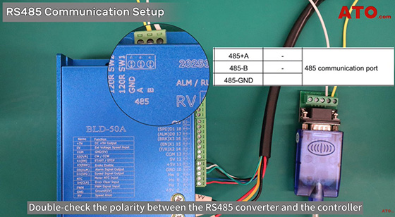BLDC-motor-control-RS485-communication-setup