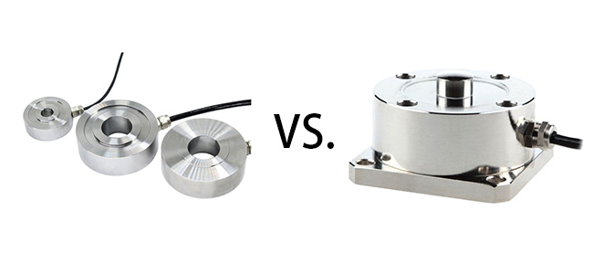 Compression force sensor vs. compression load-cell