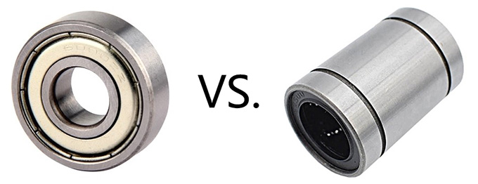 Deep groove ball bearings vs. Linear ball bearing