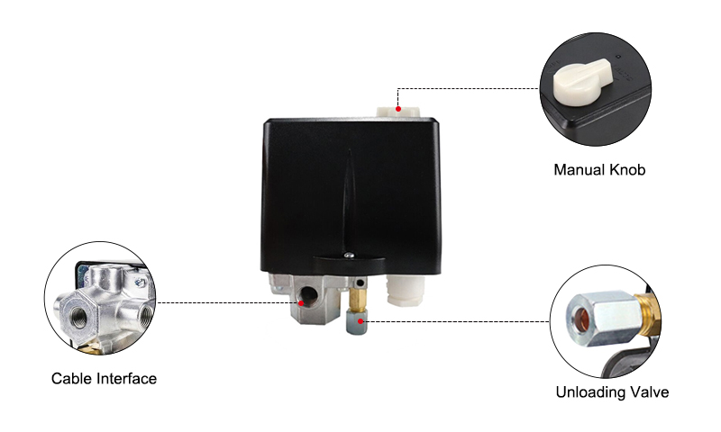 1-35bar Air Compressor Pressure Switch Details