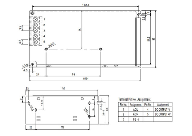 5V DC 10A 50W Switching Power Supply | ATO.com