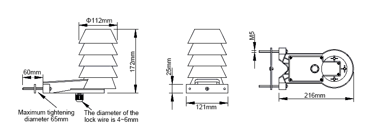 Ambient temperature sensor size