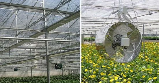 Application of axial fans in the agricultural field