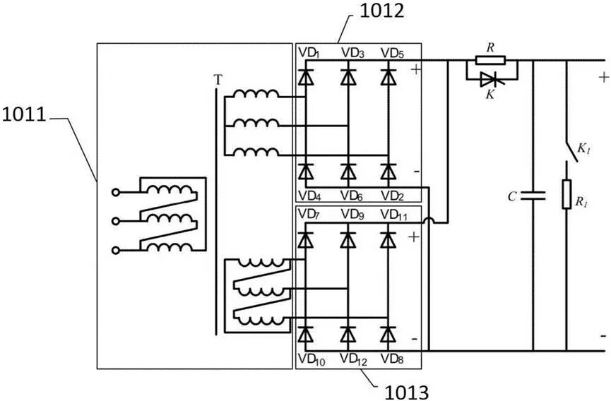 The principle of using rectifiers and transformers together