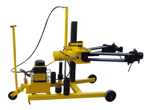 Vehicle mounted hydraulic puller