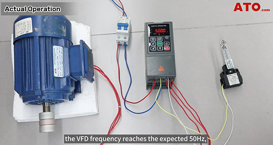 VFD emergency stop operation