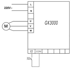 VFD emergency stop wiring