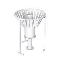 Weighing bucket rain gauge sensor