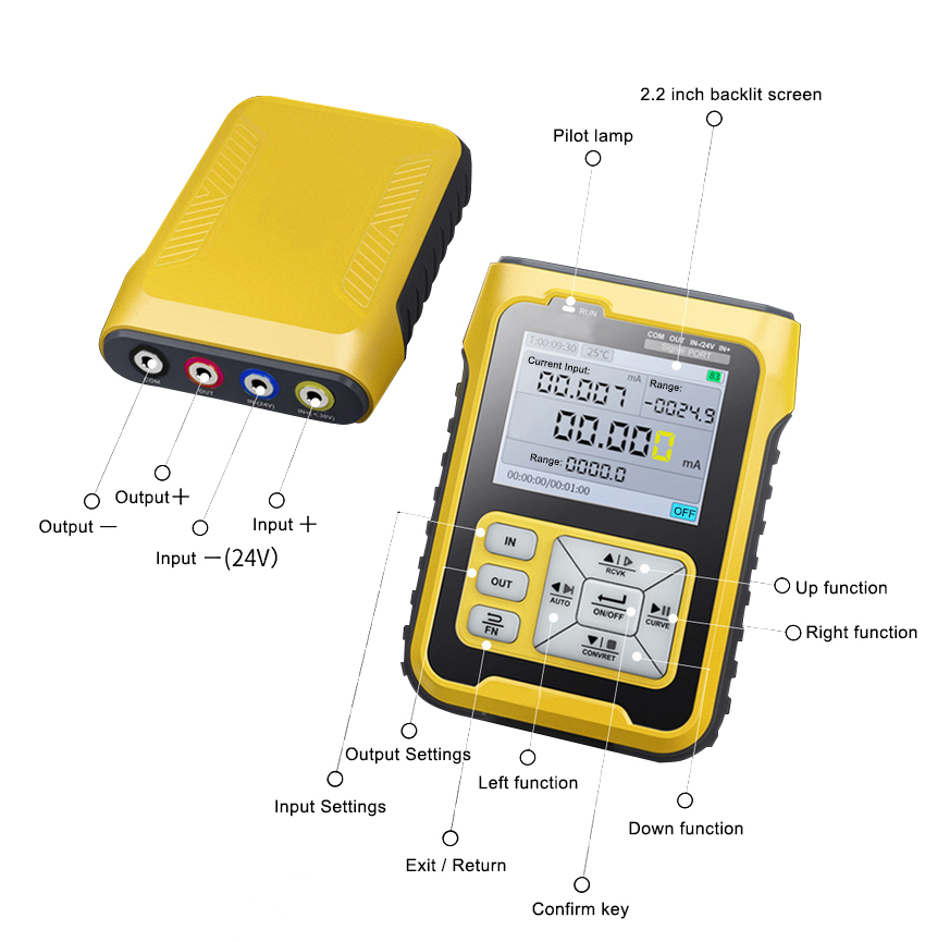 Digital 4-20 Milliamp Signal Generator Details