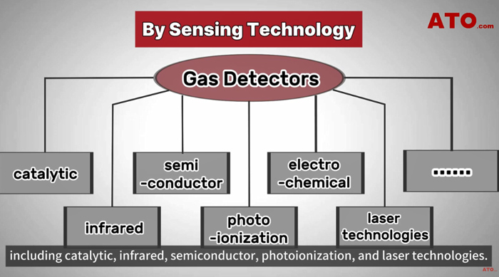 Gas detector sensor principle