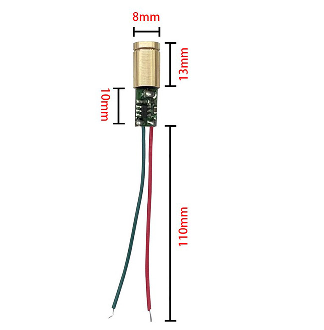 Infrared laser module dimension