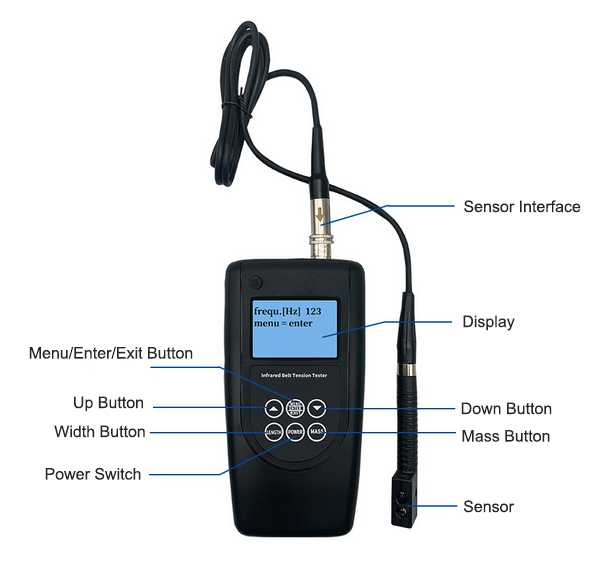 Laser Belt Tension Meter Details