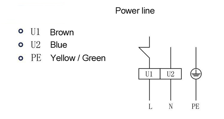 10 inch (250mm) inline centrifugal duct fan wiring