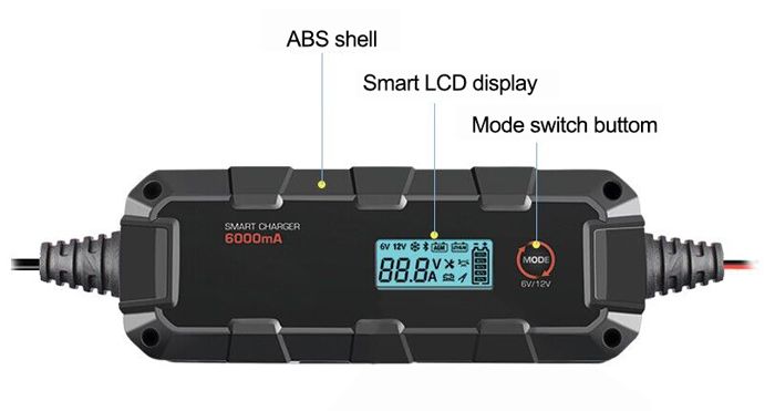 6A smart battery charger structure