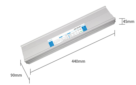 730W LED driver dimension