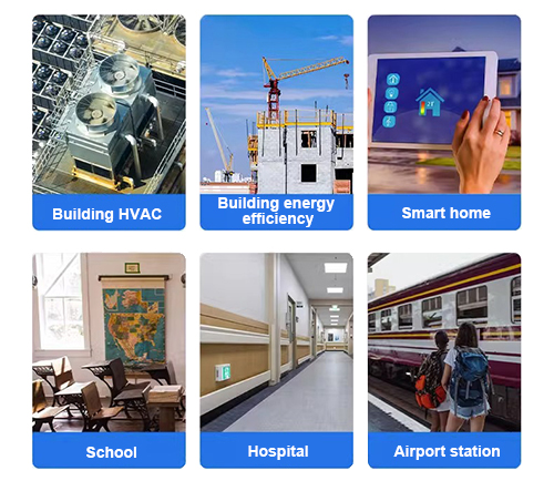 Air quality monitor sensor application