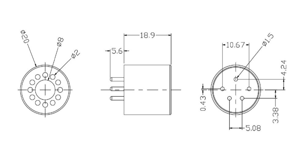 carbon-dioxide-sensor-dimension