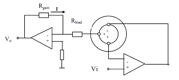 CH2O gas sensor basic test circuit