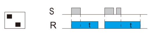 Digital setting timer relay off delay