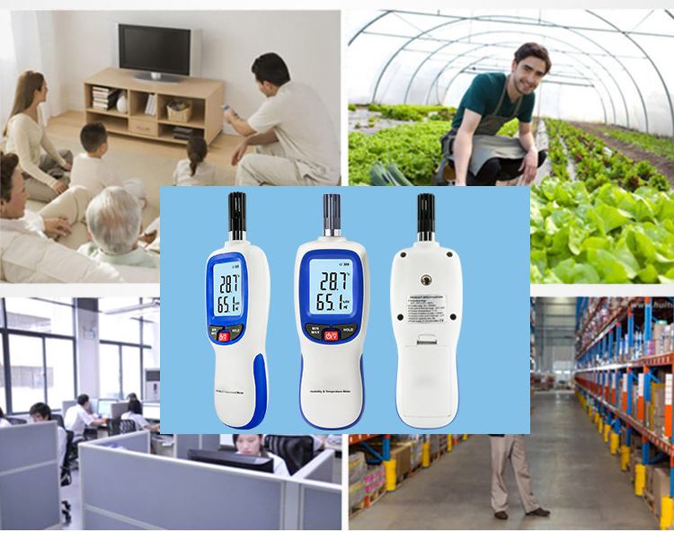 Digital temperature and humidity meter applications