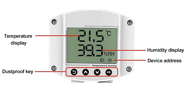 Digital temperature and humidity sensor details