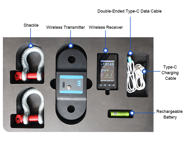 Digital wireless crane scale detail