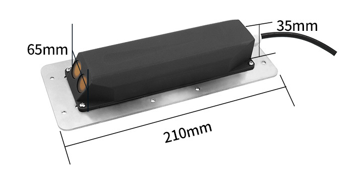 Doppler ultrasonic flow meter size