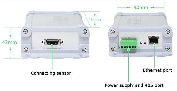 DR304 signal transmitter detail and size