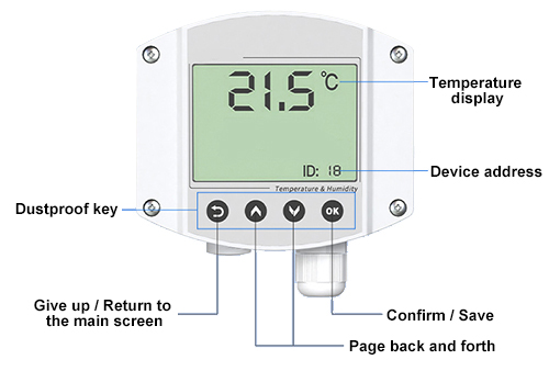 Duct temperature sensor details