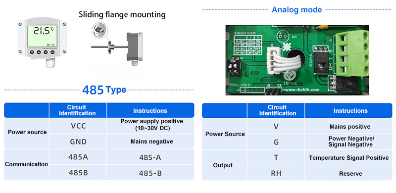 Duct temperature sensor wiring instructions