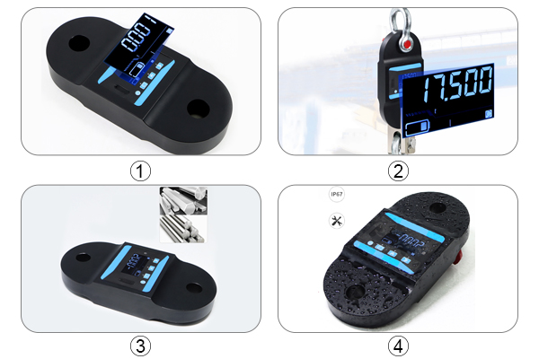 Electronic crane scale feature