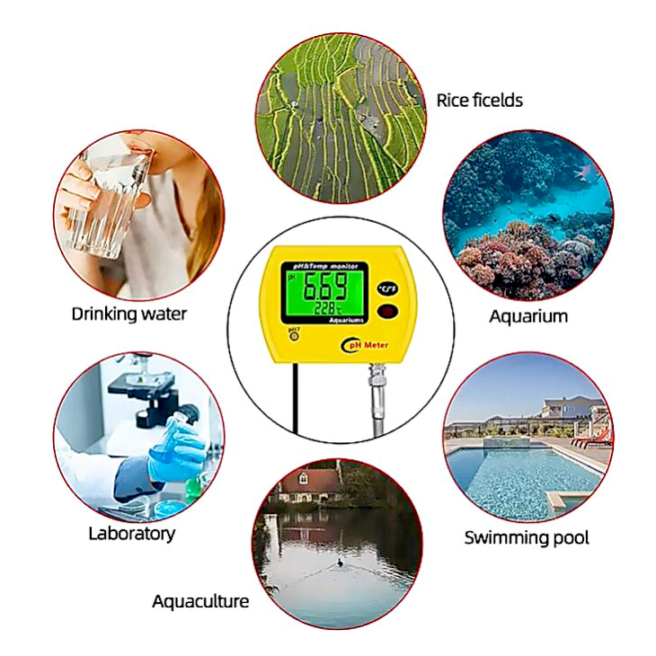 Fish tank ph monitor application