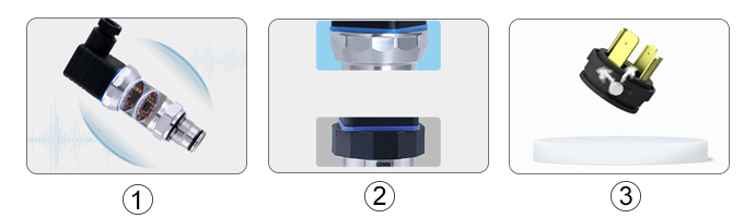 Flat film pressure sensor feature