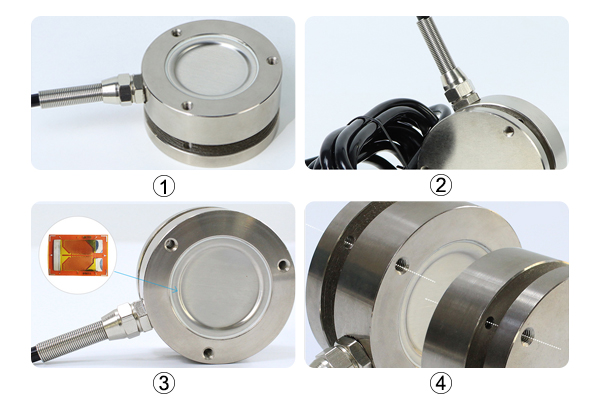 Flat load cell detail