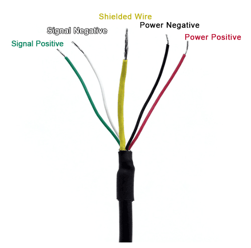 Flat plate force sensor wiring instructions