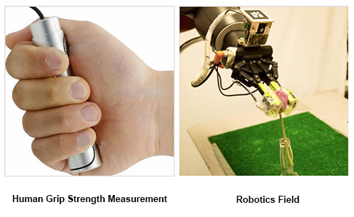 Grip force sensor application