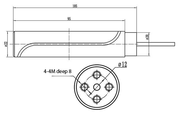 Grip force sensor size