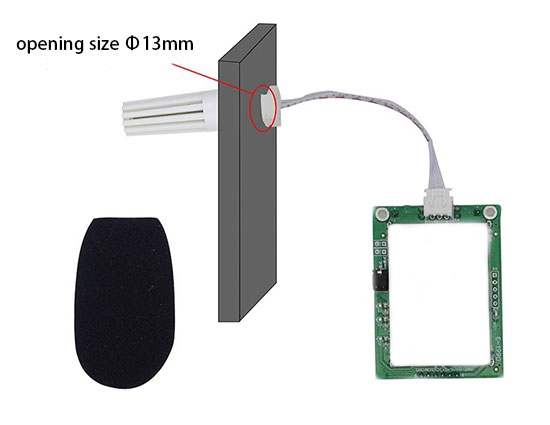 Industrial noise sensor installation note