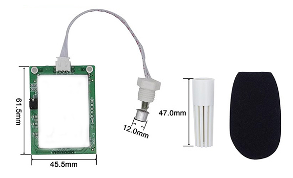 Industrial noise sensor size