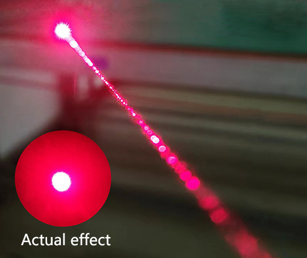 Infrared laser module effect