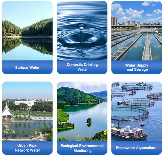 Ionised water quality sensor applications