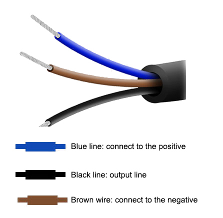 Laser fiber optic amplifier wiring drawing