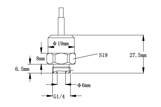 Micro pressure sensor size