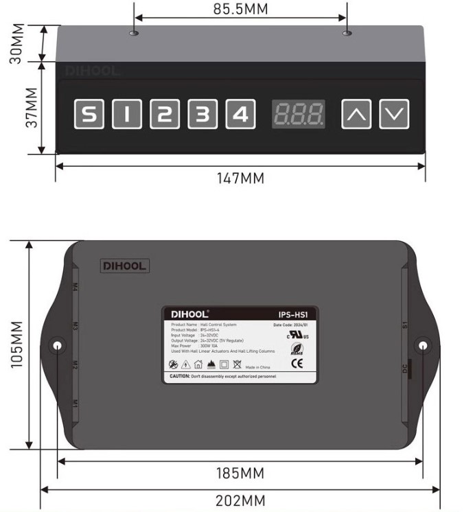 Operating table for simple controller