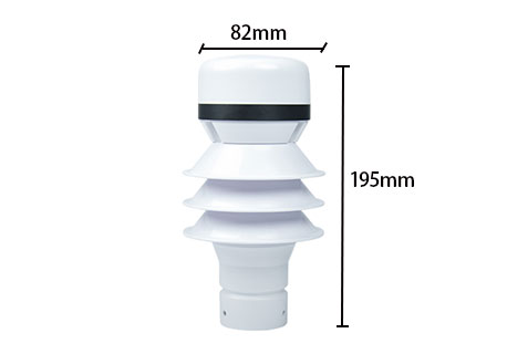 Radar rain gauge sensor size