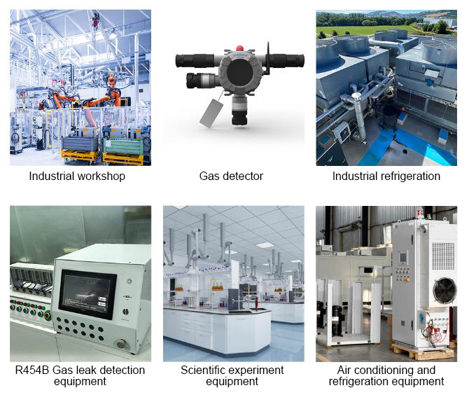 Refrigerant gas sensor application