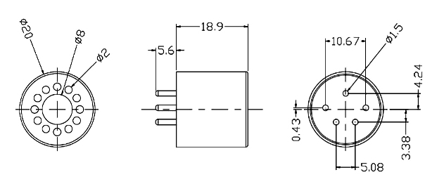 Refrigerant gas sensor size