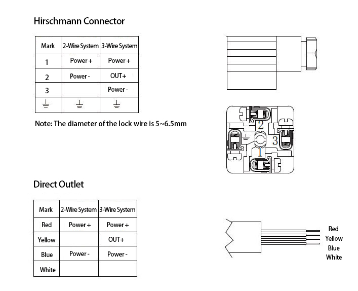 Refrigeration pressure sensor other wiring