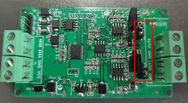 RS485 4-20mA 0-10V converter 2 channel wiring drawing