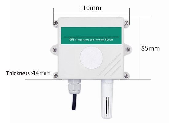 sf6 gas sensor size